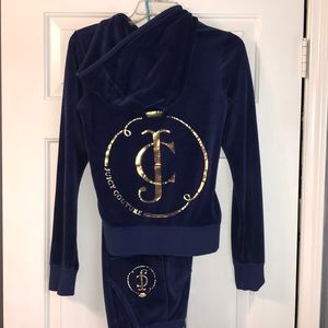 Royal Blue - Juicy Couture Velour Tracksuit.